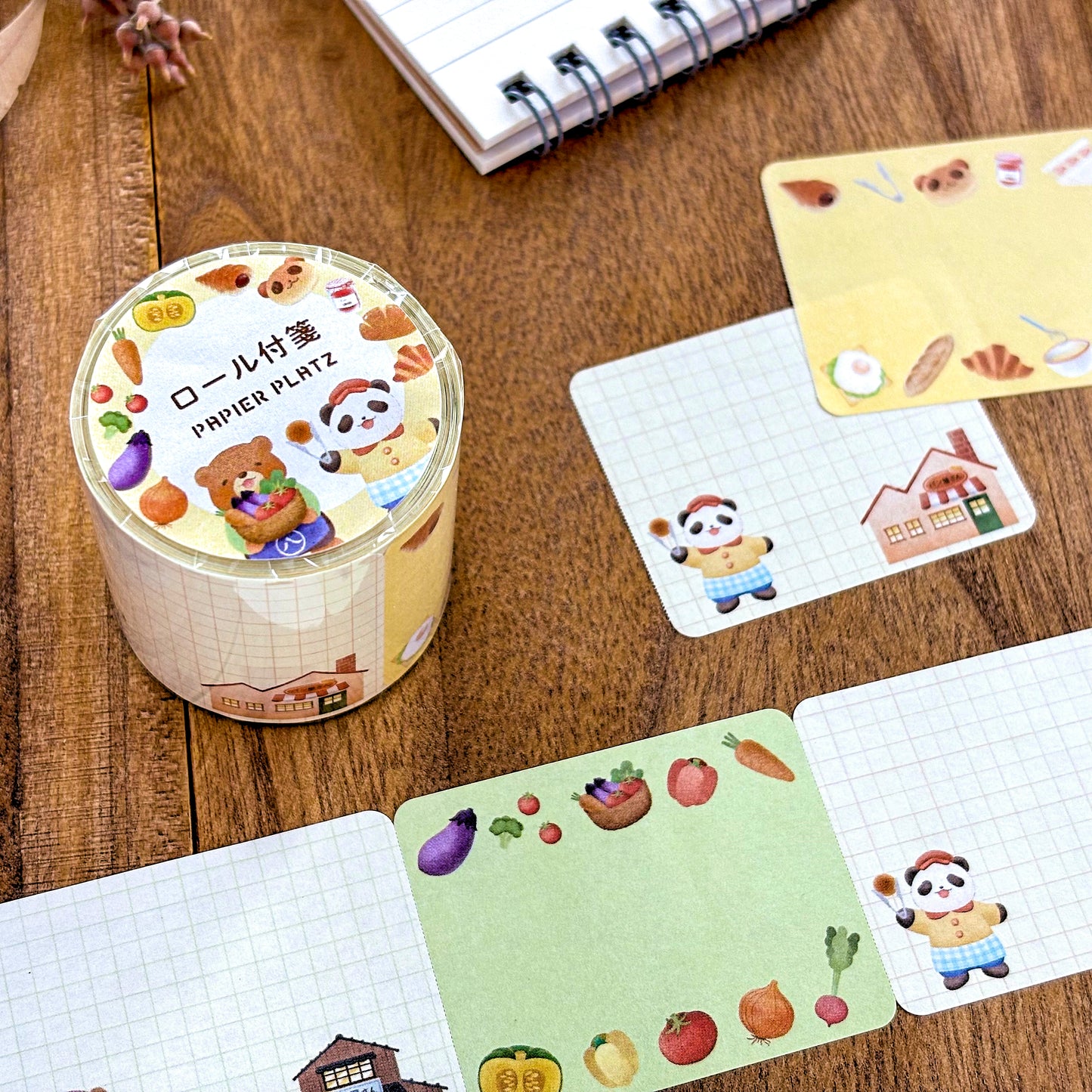 NATSUNOKA / Roll Sticky Note - Animal Shop