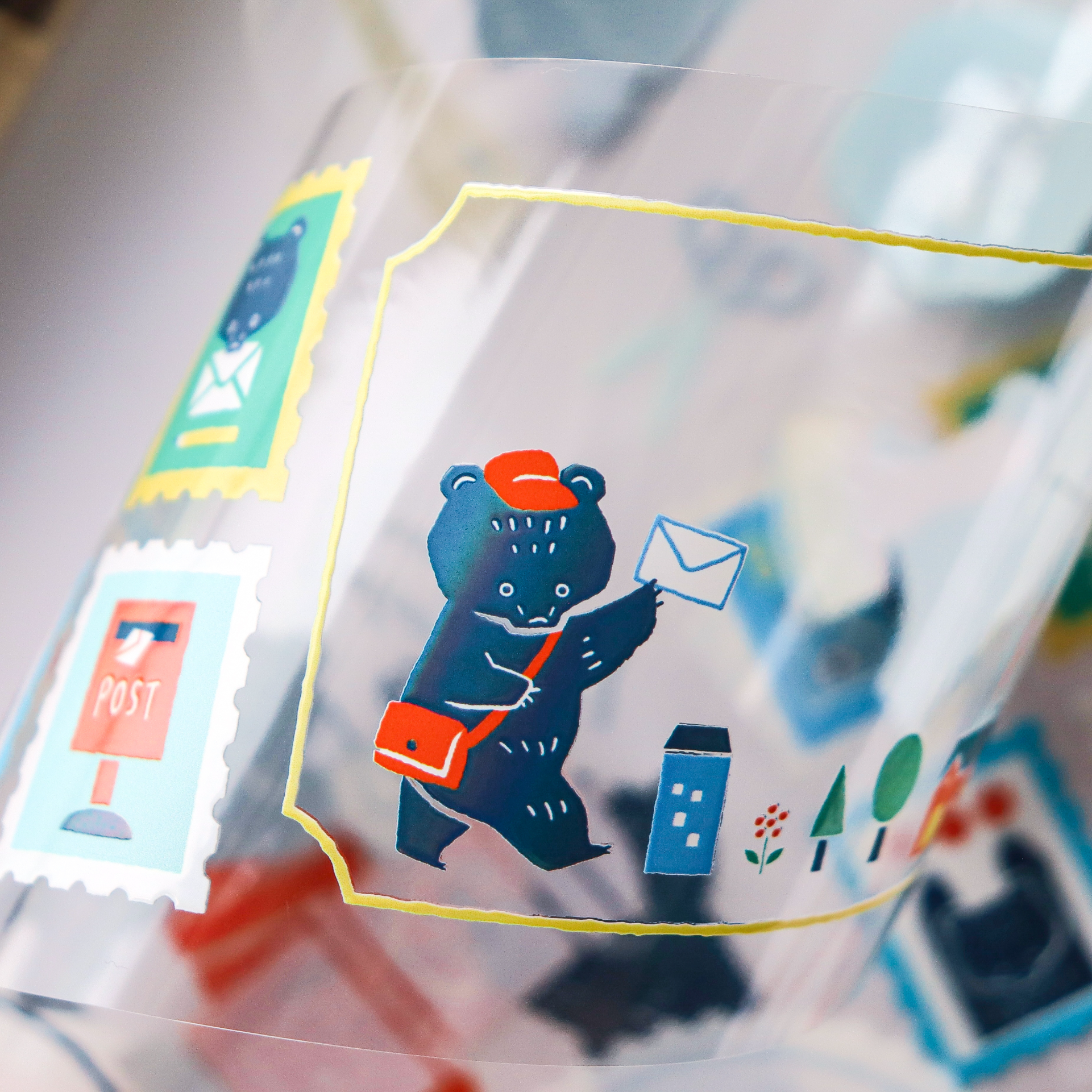 Mokuji / Foil-stamped Clear Roll Stickers