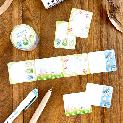 NATSUNOKA / Roll Sticky Note - Animal Soda