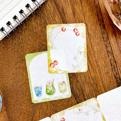 NATSUNOKA / Roll Sticky Note - Animal Soda