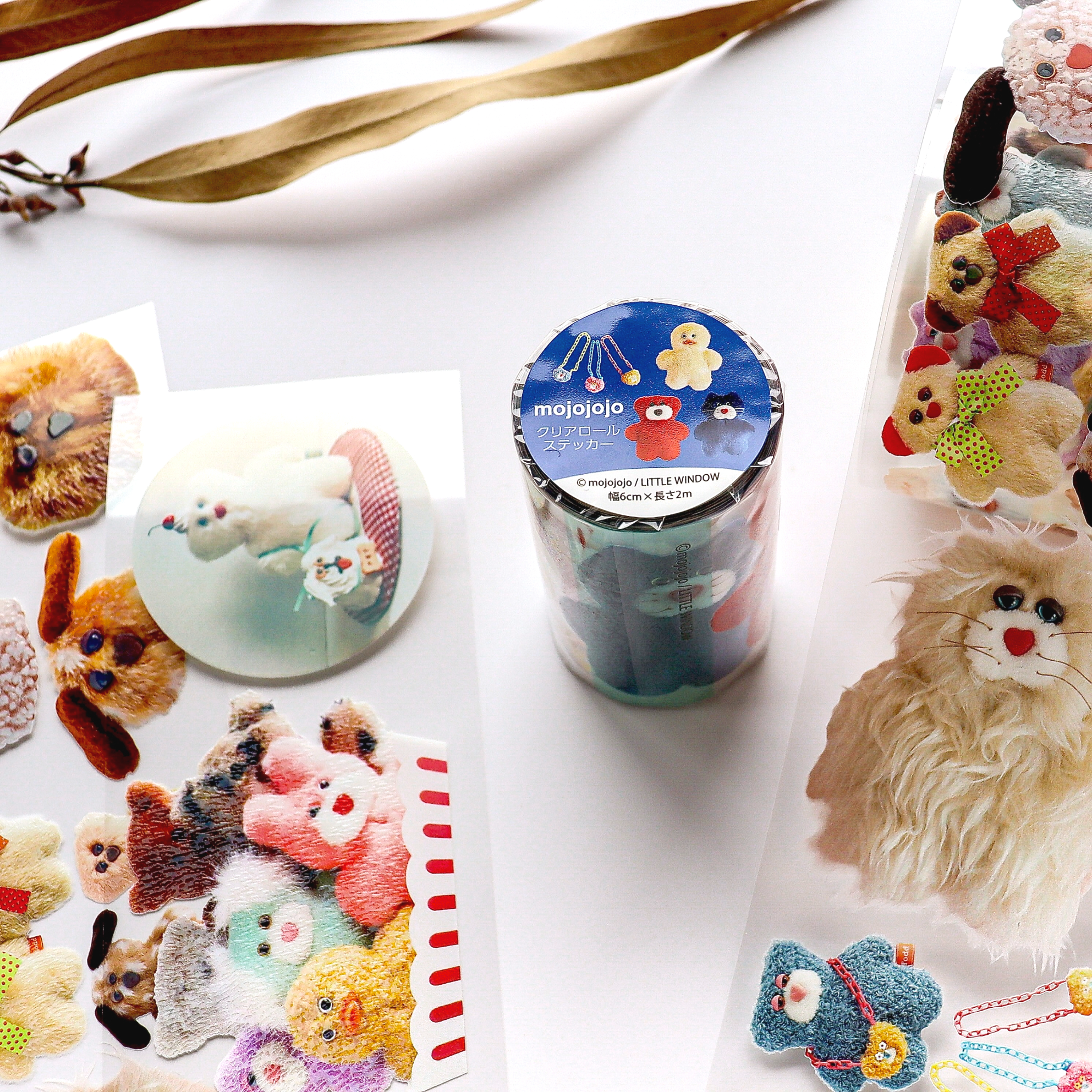 mojojojo / Foil-stamped Clear Roll Stickers