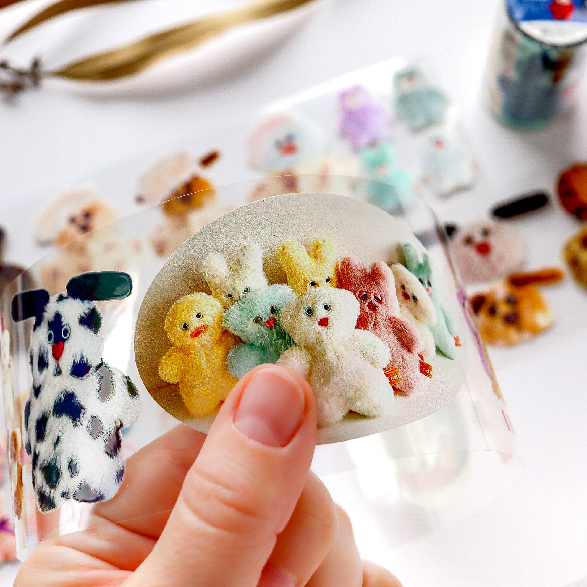 mojojojo / Foil-stamped Clear Roll Stickers