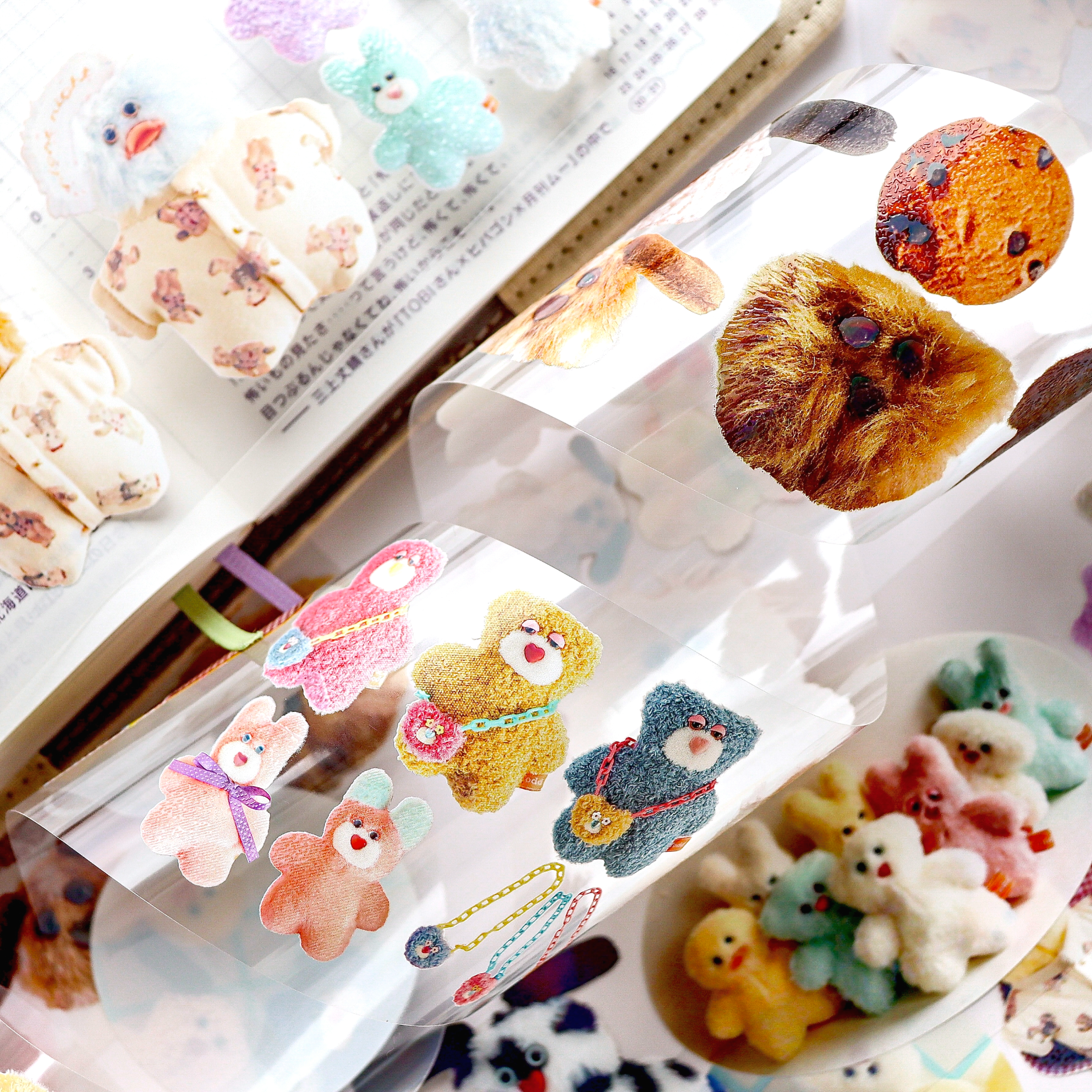 mojojojo / Foil-stamped Clear Roll Stickers