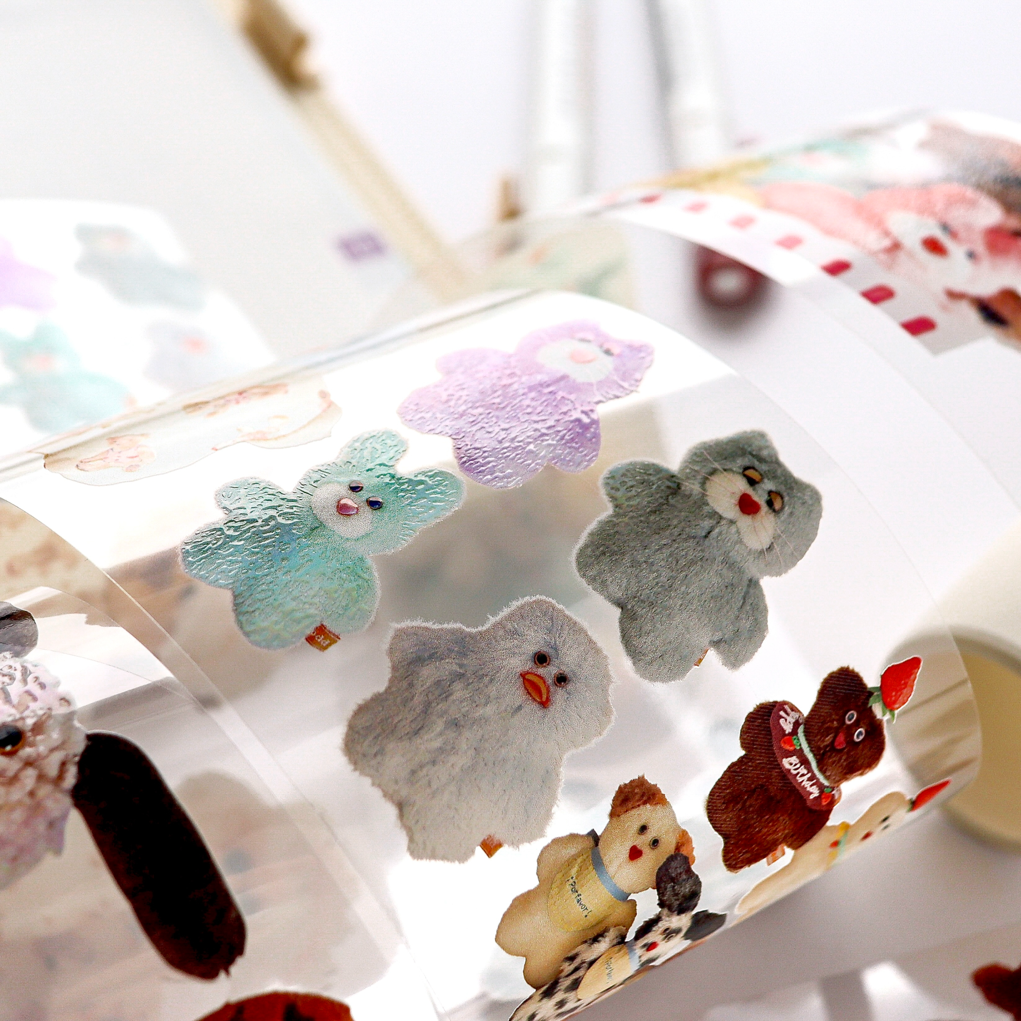 mojojojo / Foil-stamped Clear Roll Stickers