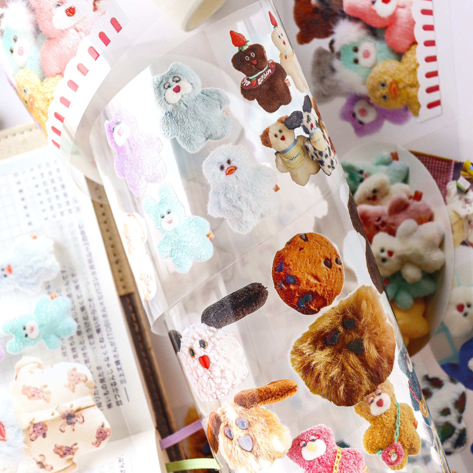 mojojojo / Foil-stamped Clear Roll Stickers