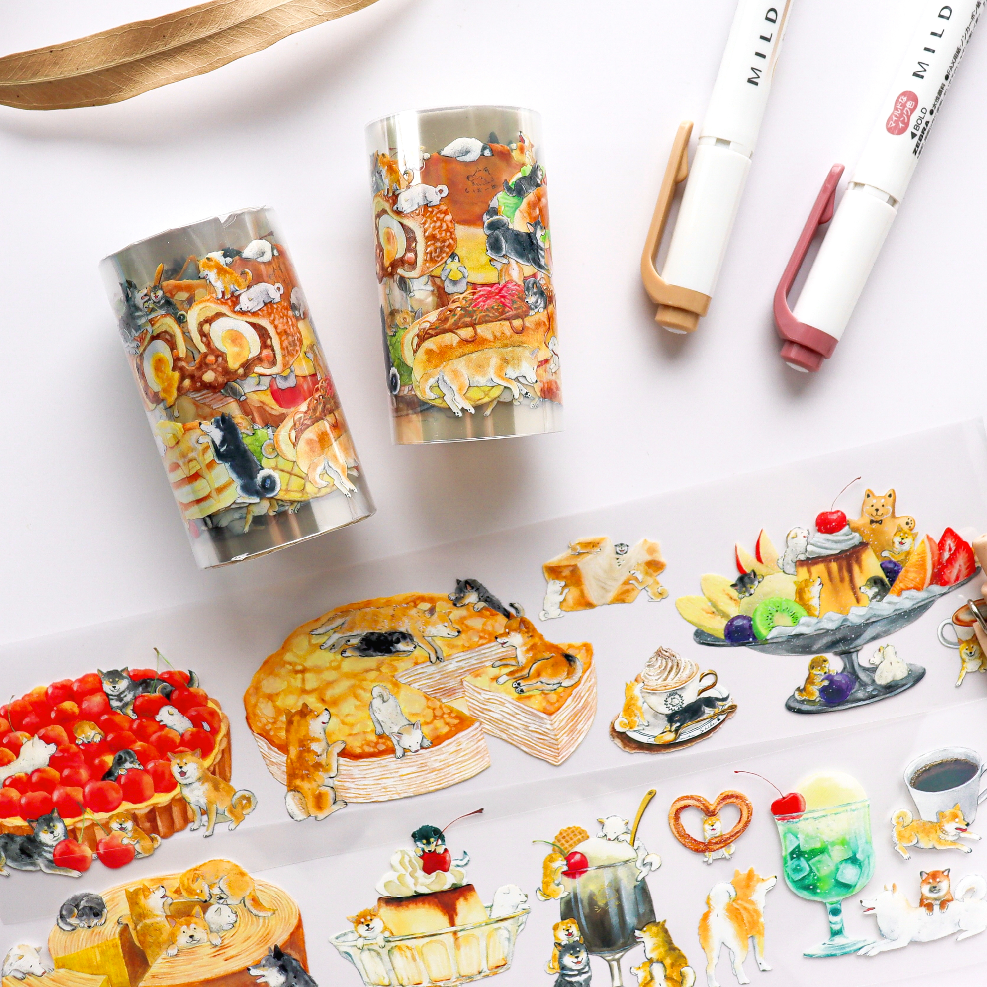 Natsuka Murata / Foil-stamped Clear Roll Stickers