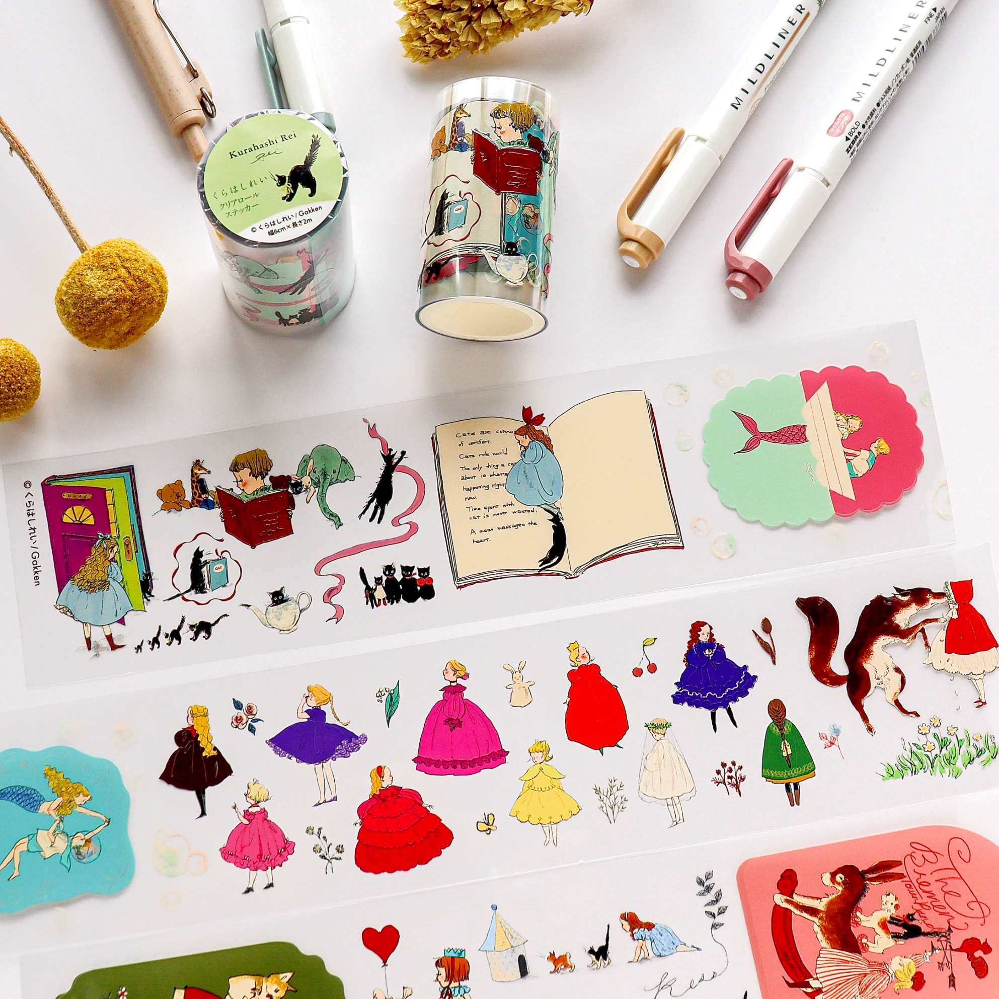 Rei Kurahashi / Clear Roll Stickers