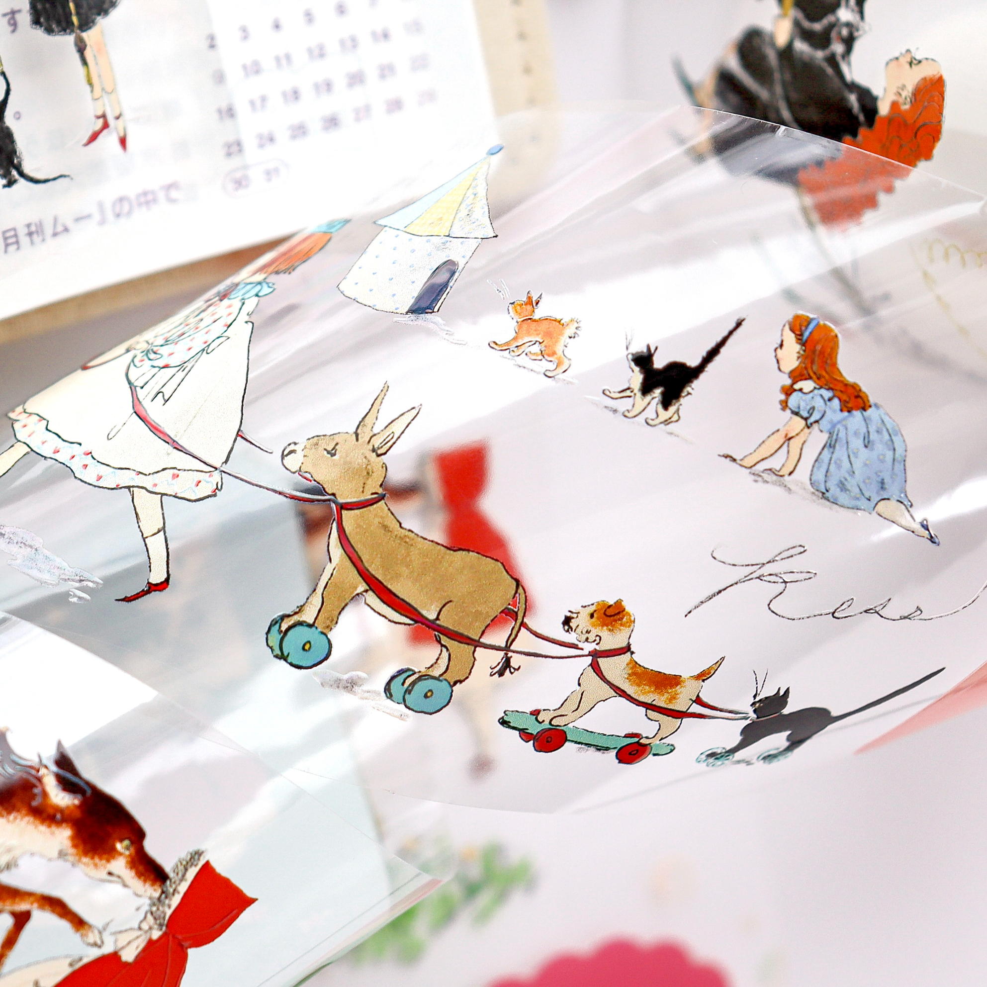 Rei Kurahashi / Clear Roll Stickers