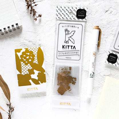 KITTA Shiny Flake Stickers - Flower Song