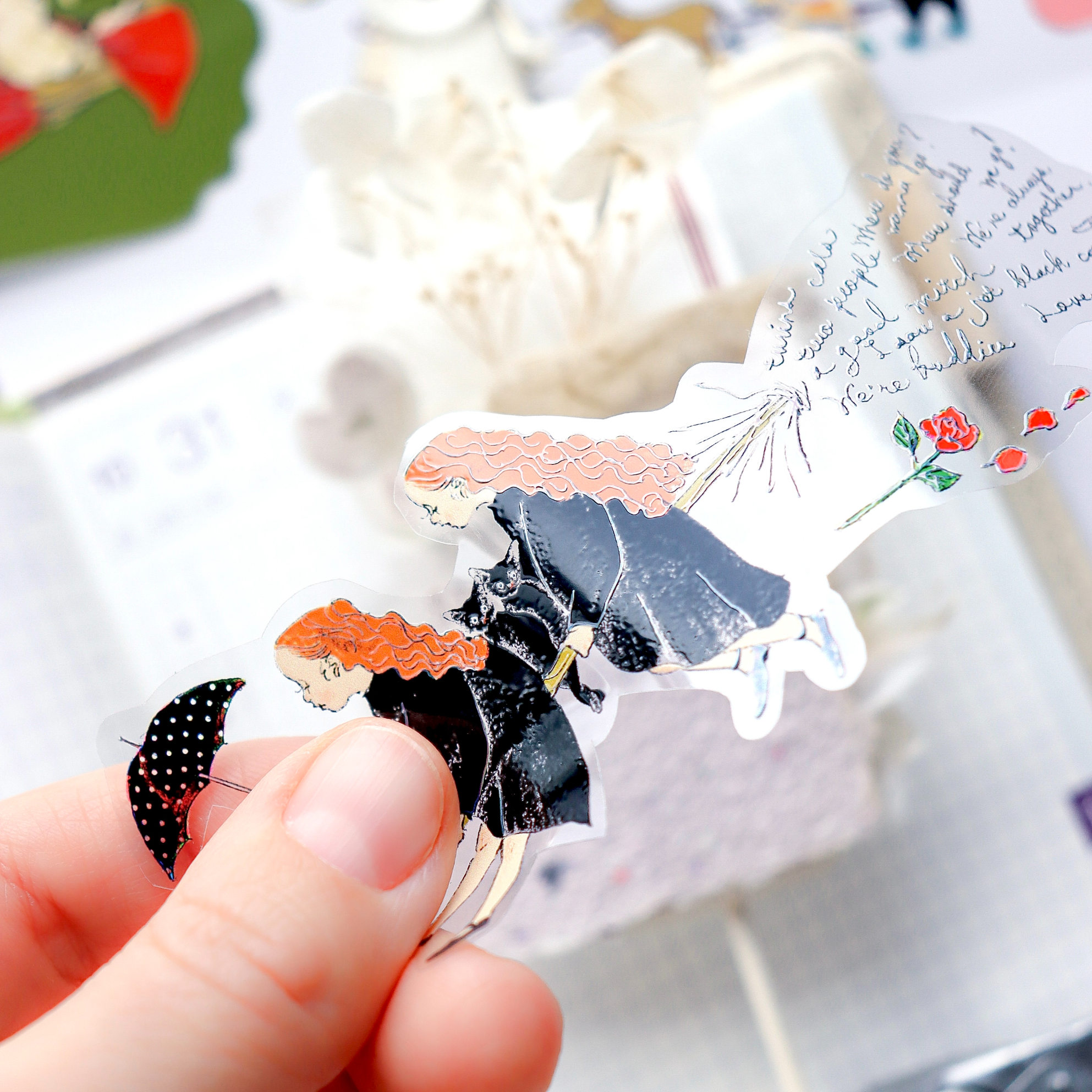 Rei Kurahashi / Clear Roll Stickers