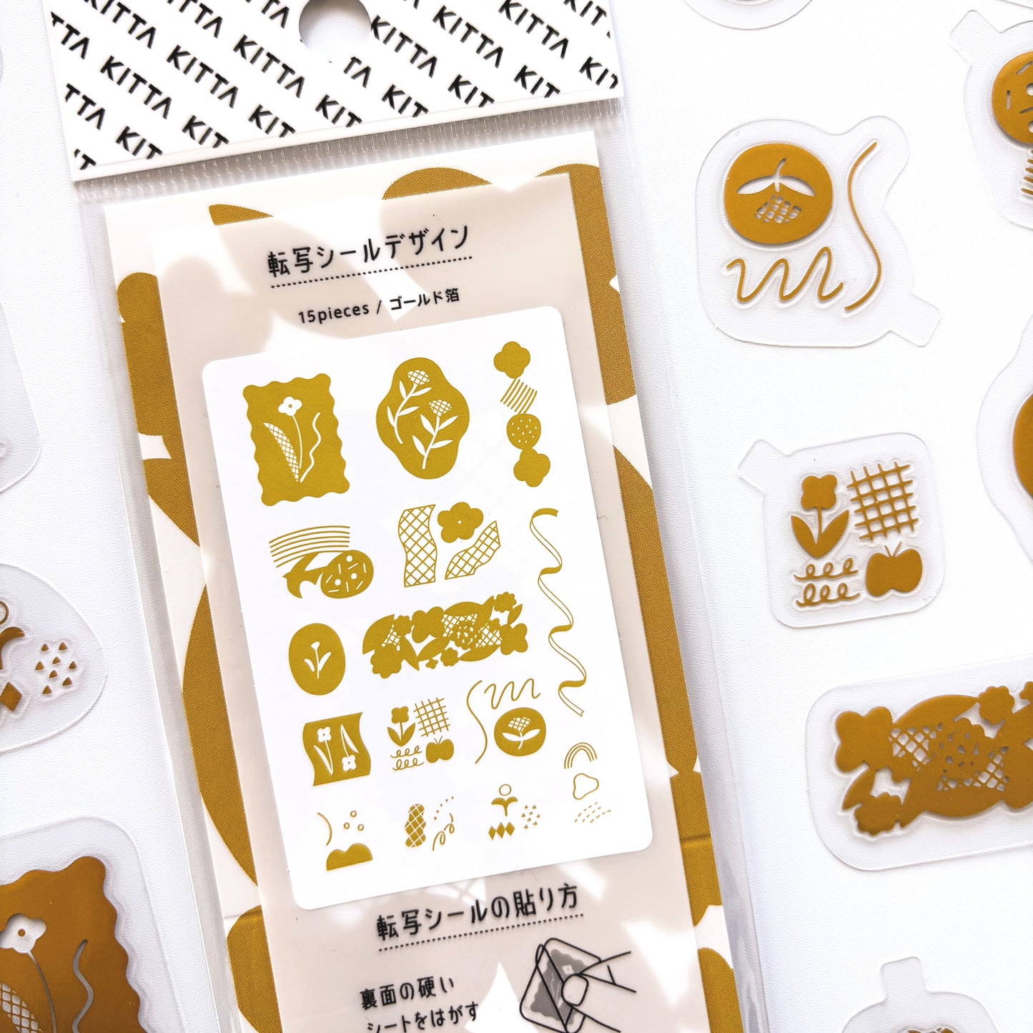 KITTA Shiny Flake Stickers - Flower Song