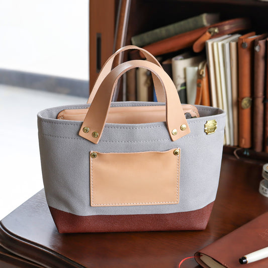 The Superior Labor / Special Engineer Bag Petite - Gray x Chocolate