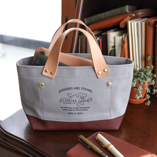 The Superior Labor / Special Engineer Bag Petite - Gray x Chocolate