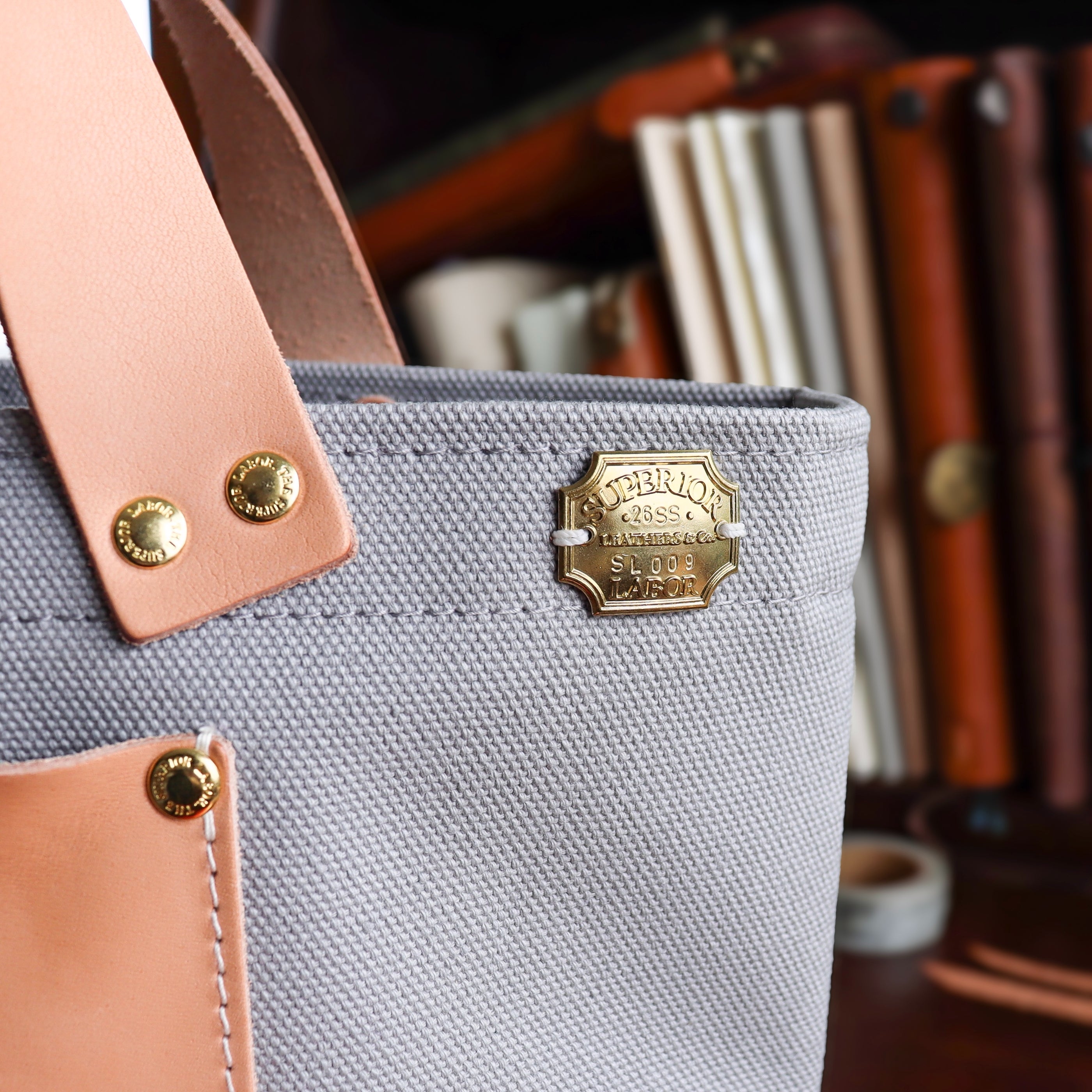 The Superior Labor / Special Engineer Bag Petite - Gray x Yellow