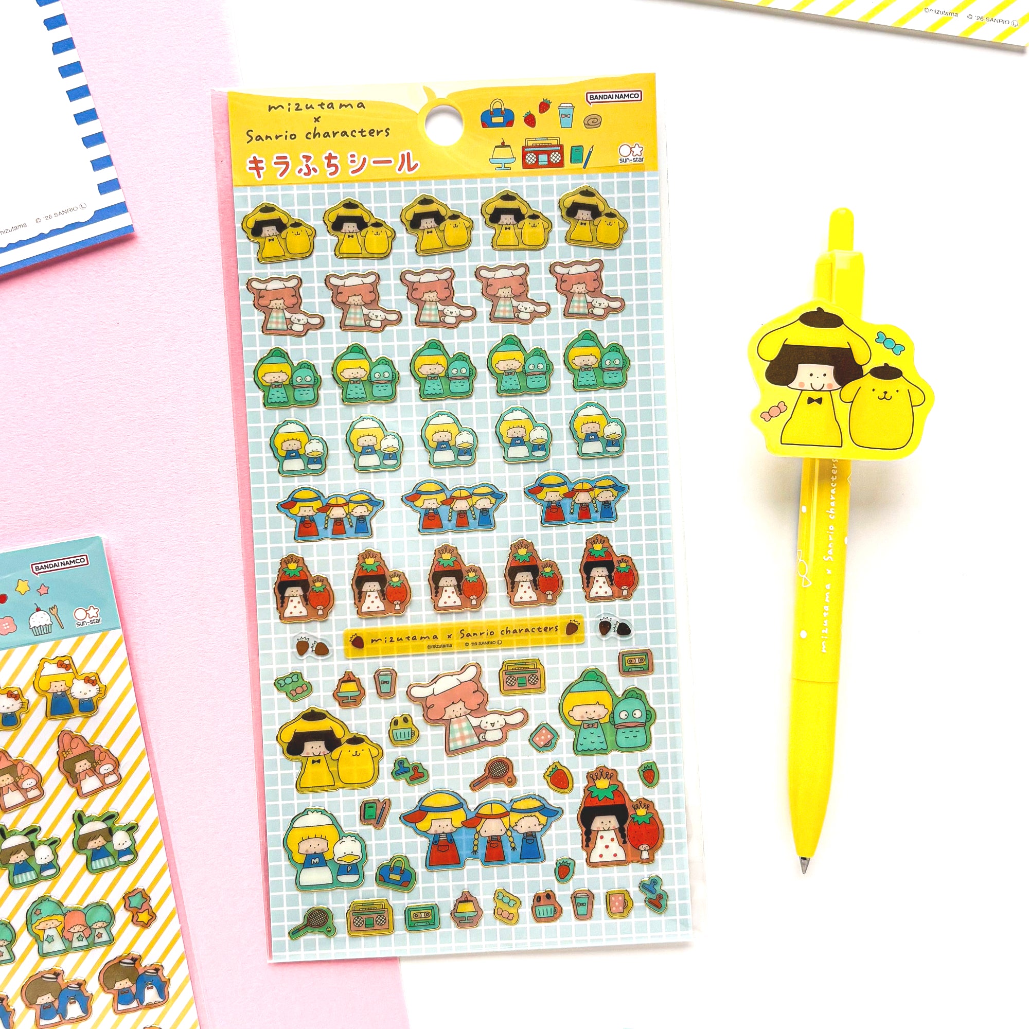 [Limited Edition] mizutama / Gold-foil Clear Stickers