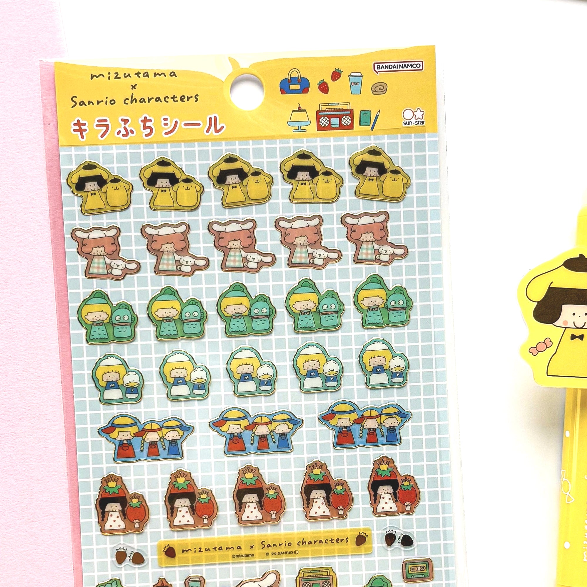[Limited Edition] mizutama / Gold-foil Clear Stickers