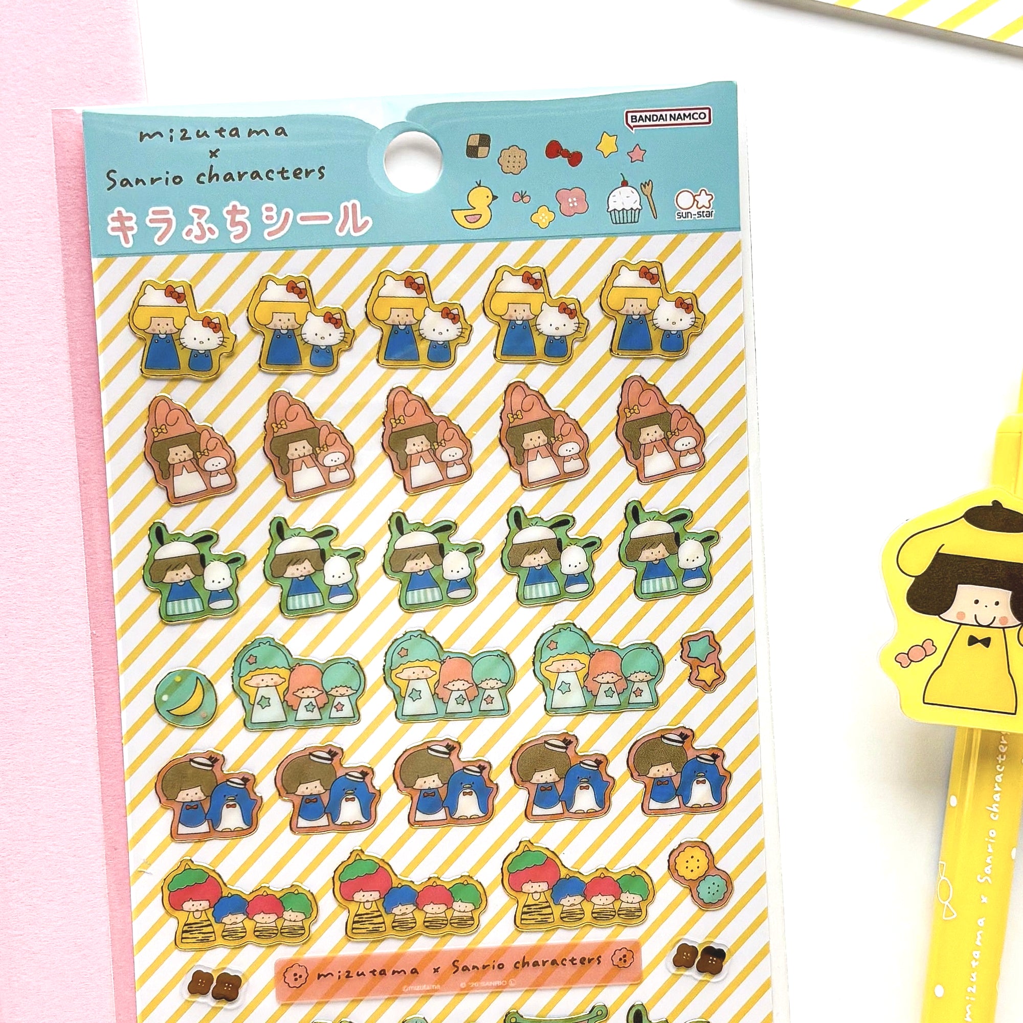 [Limited Edition] mizutama / Gold-foil Clear Stickers
