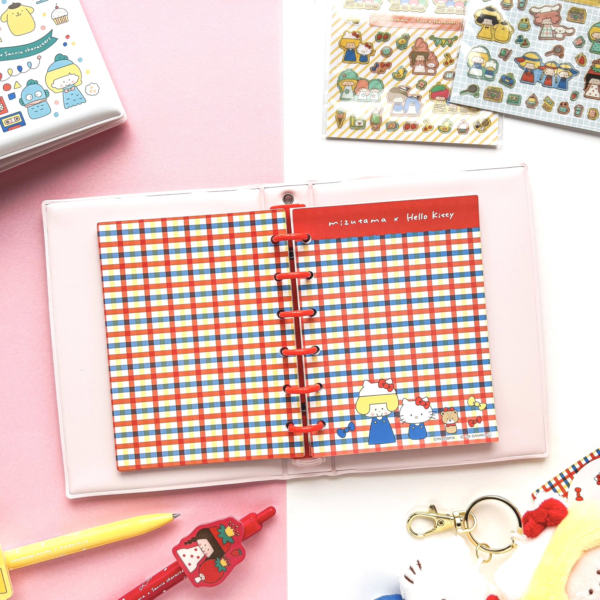 [Limited Edition] mizutama / Sticker Storage File (red)