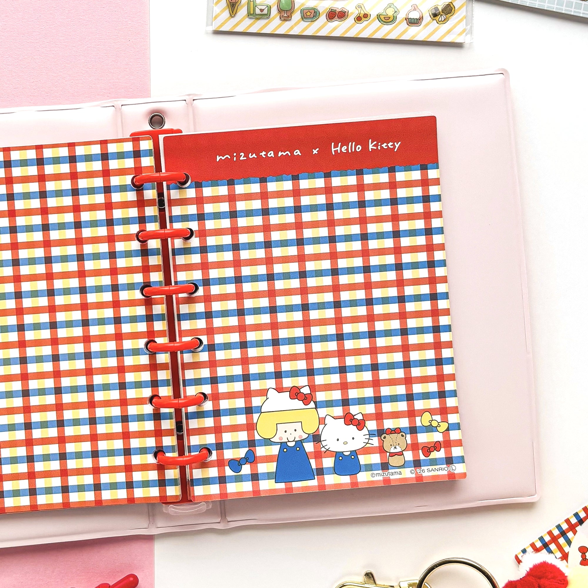 [Limited Edition] mizutama / Sticker Storage File (red)