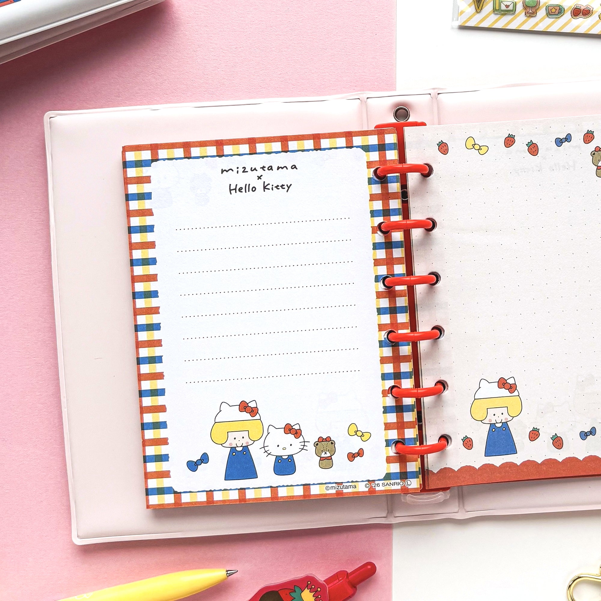 [Limited Edition] mizutama / Sticker Storage File (red)