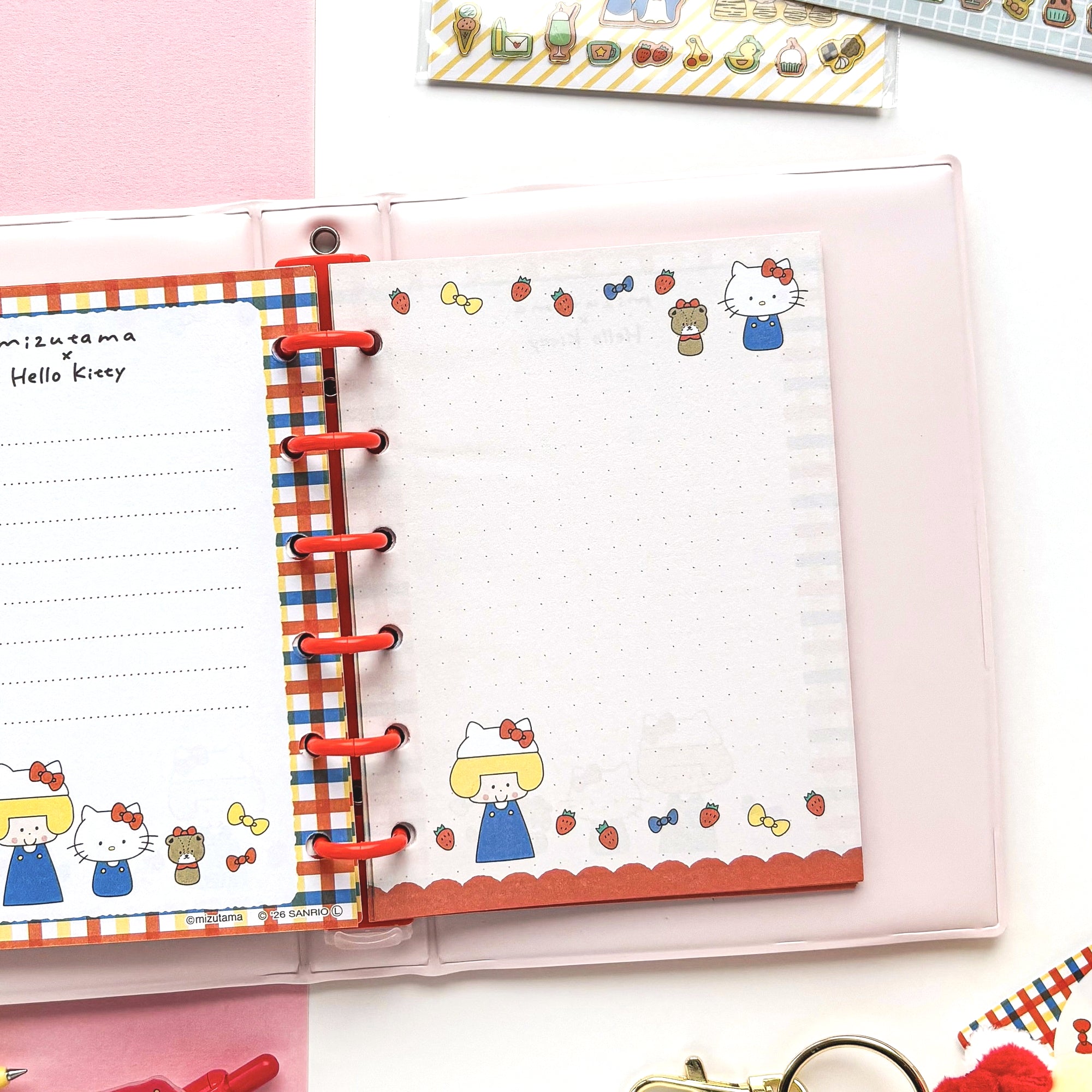 [Limited Edition] mizutama / Sticker Storage File (red)