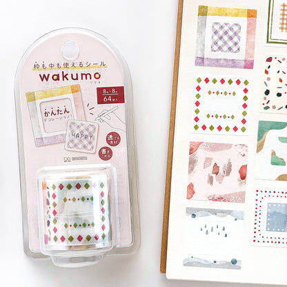 Wakumo Frame Stickers - Square (Pattern)