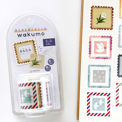 Wakumo Frame Stickers - Square (Postage Stamp)