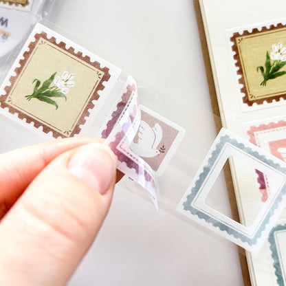 Wakumo Frame Stickers - Square (Postage Stamp)