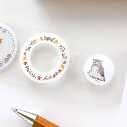 Wakumo Frame Stickers - Circle (Animals)