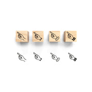 Rubber Stamp - Mini Pointing Hand