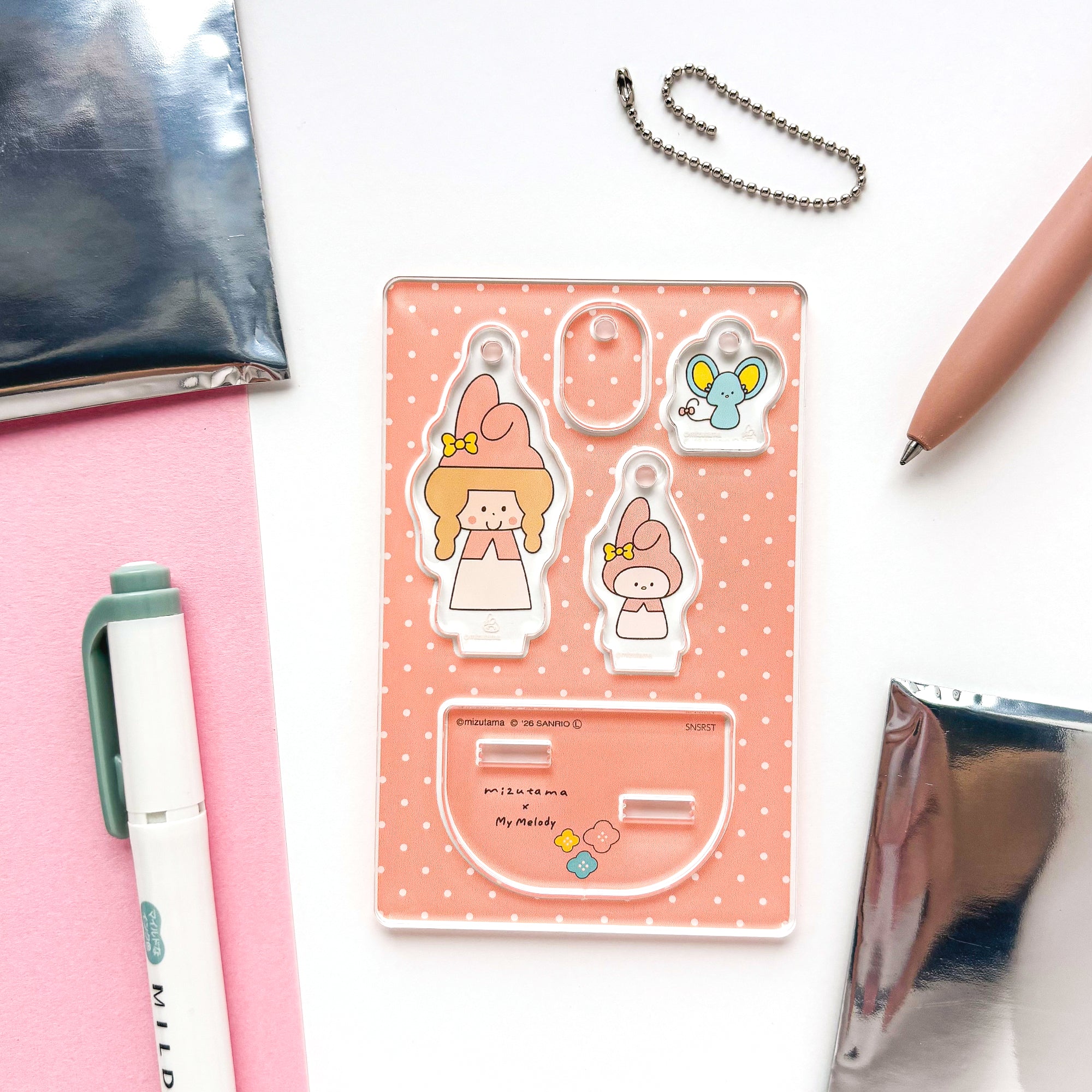 [Limited Edition] mizutama / Acrylic Stand Key Holder (BLIND BOX)