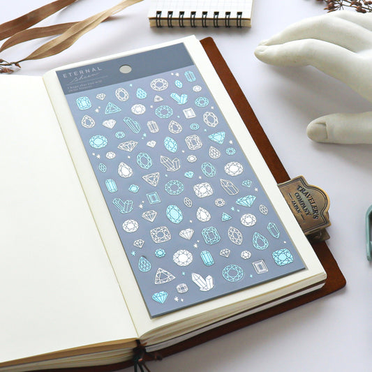 Clear Shiny Stickers - Jewel