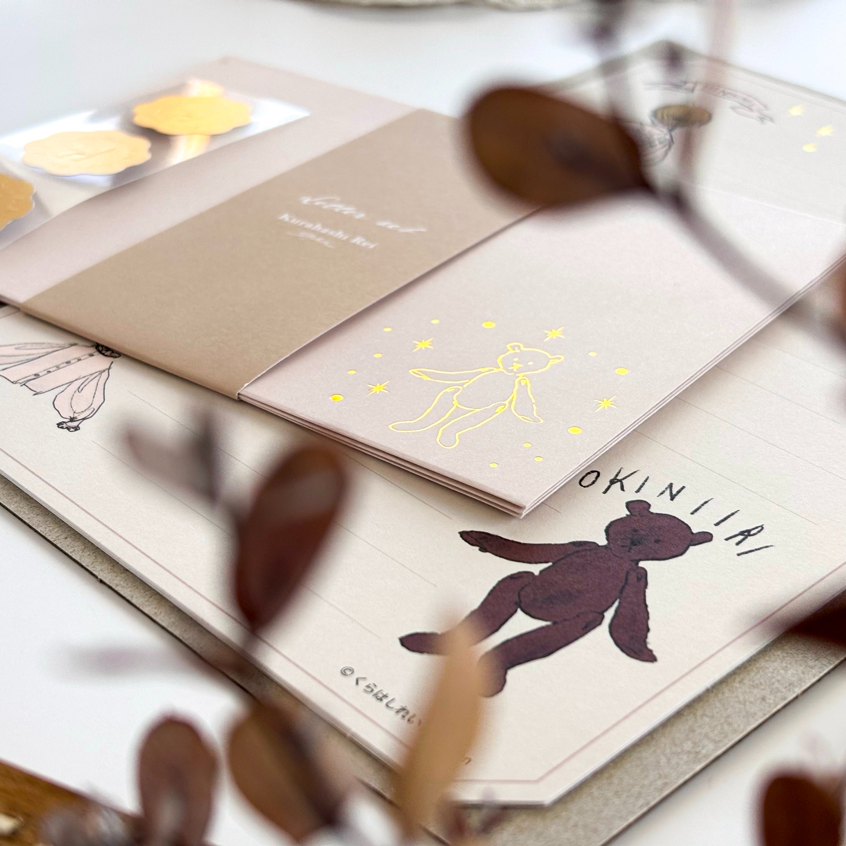 Rei Kurahashi / Foil-Stamped Letter Set - Angel
