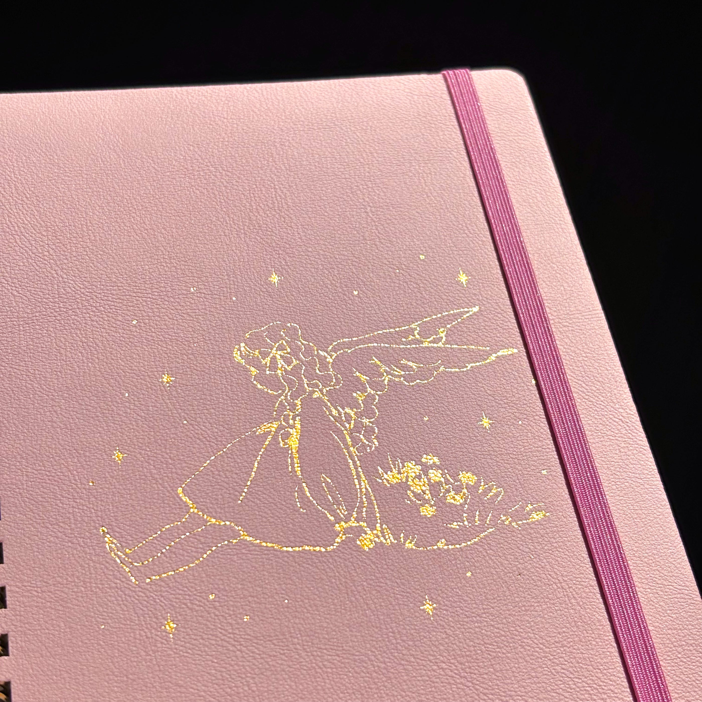 Rei Kurahashi / B6 Foil-Stamped Ring Notebook - Take a rest