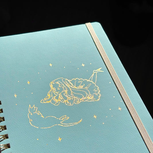Rei Kurahashi / B6 Foil-Stamped Ring Notebook - Friends