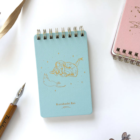 Rei Kurahashi / Foil-Stamped Ring Memo Pad - Friends