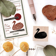 Nishi Shuku / Rubber Stamp - swan