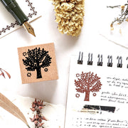Nishi Shuku / Rubber Stamp - tree