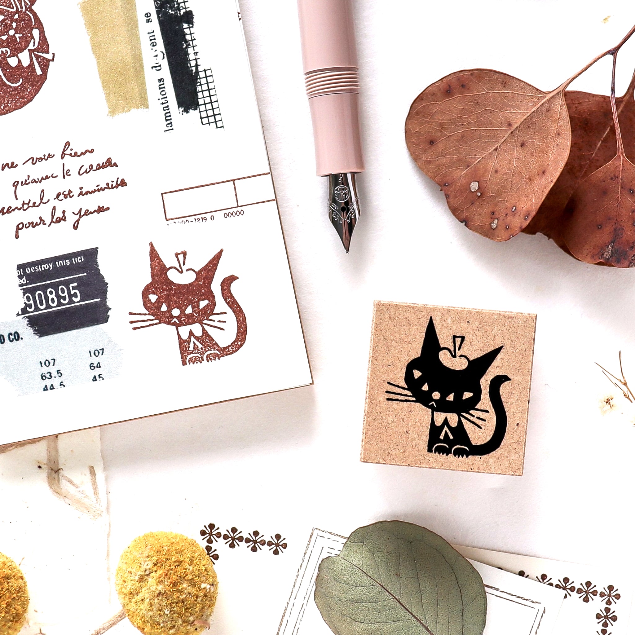 Kuroneko Design / Rubber Stamp - My Little Robin