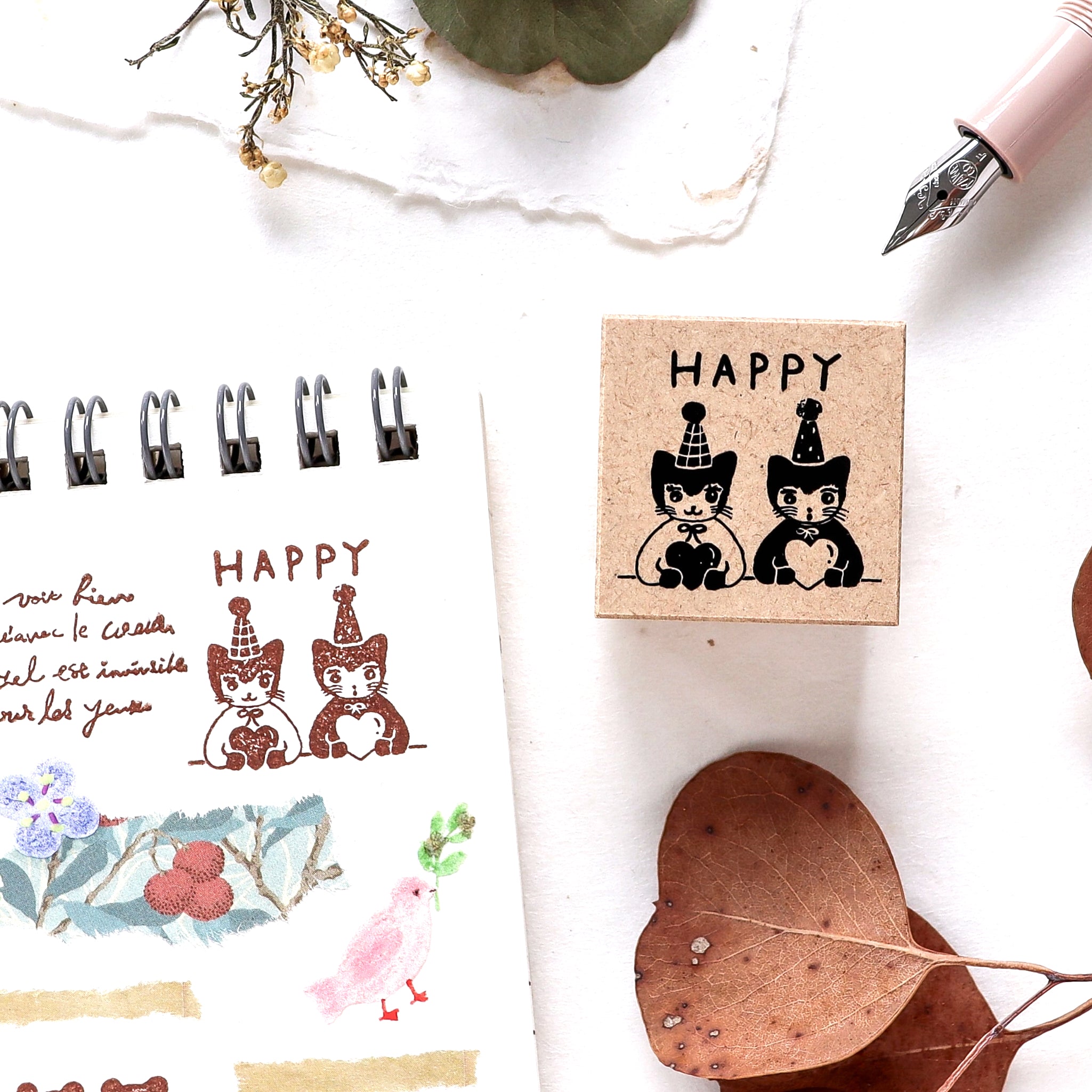 Aiko Fukawa / Rubber Stamp - Happy
