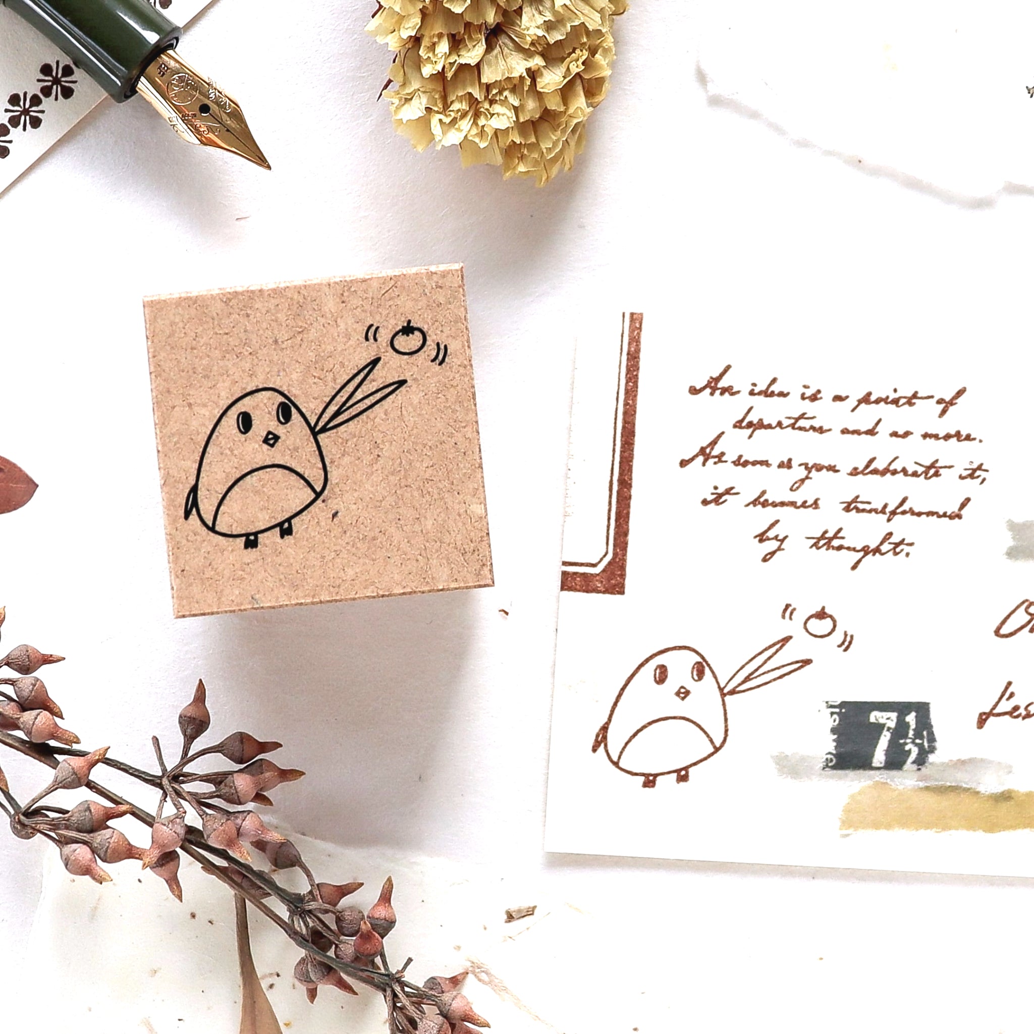 Subikiawa / Rubber Stamp - float