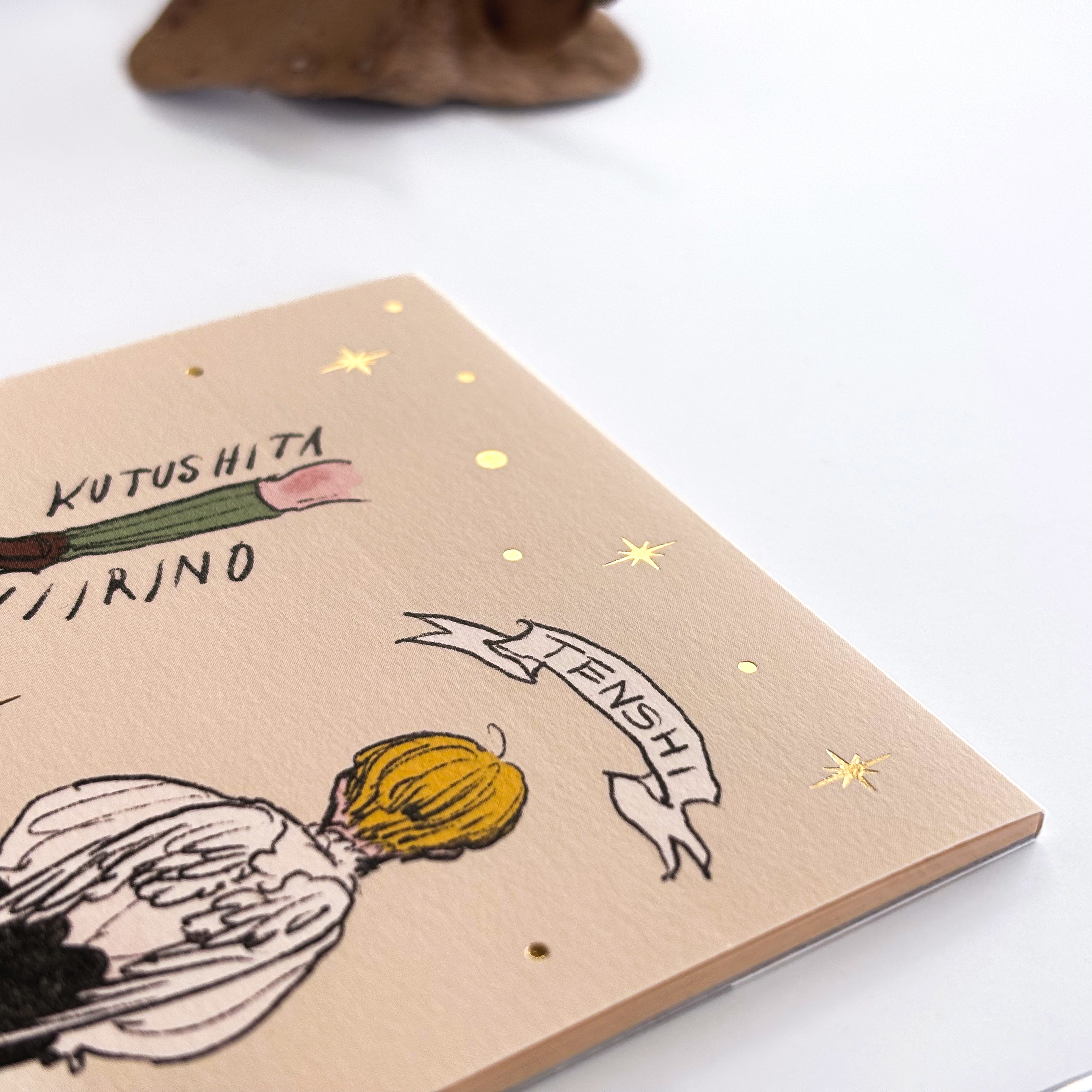 Rei Kurahashi / Foil-Stamped Memo Pad - Angel