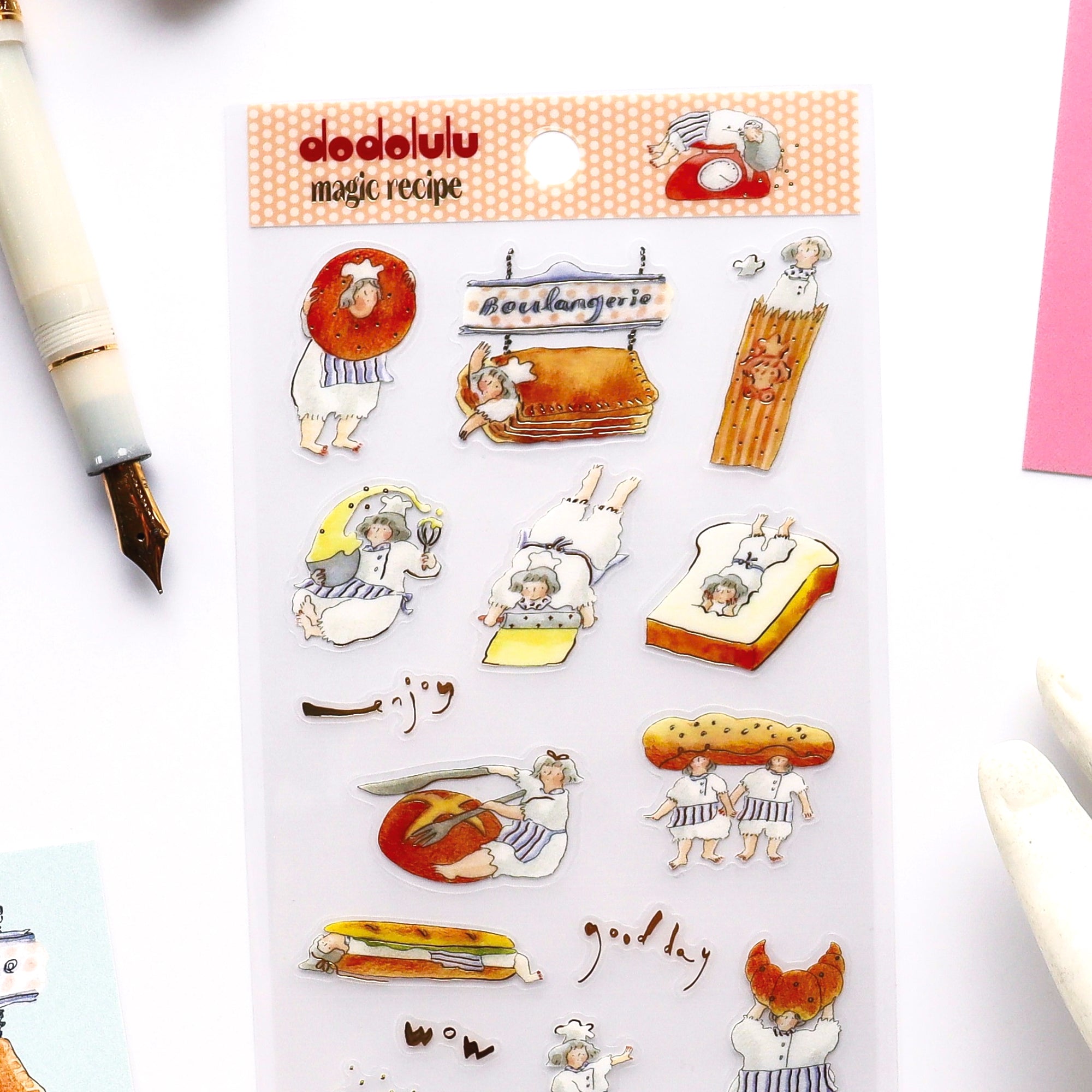 dodolulu / Foil-stamped Stickers - magic recipe