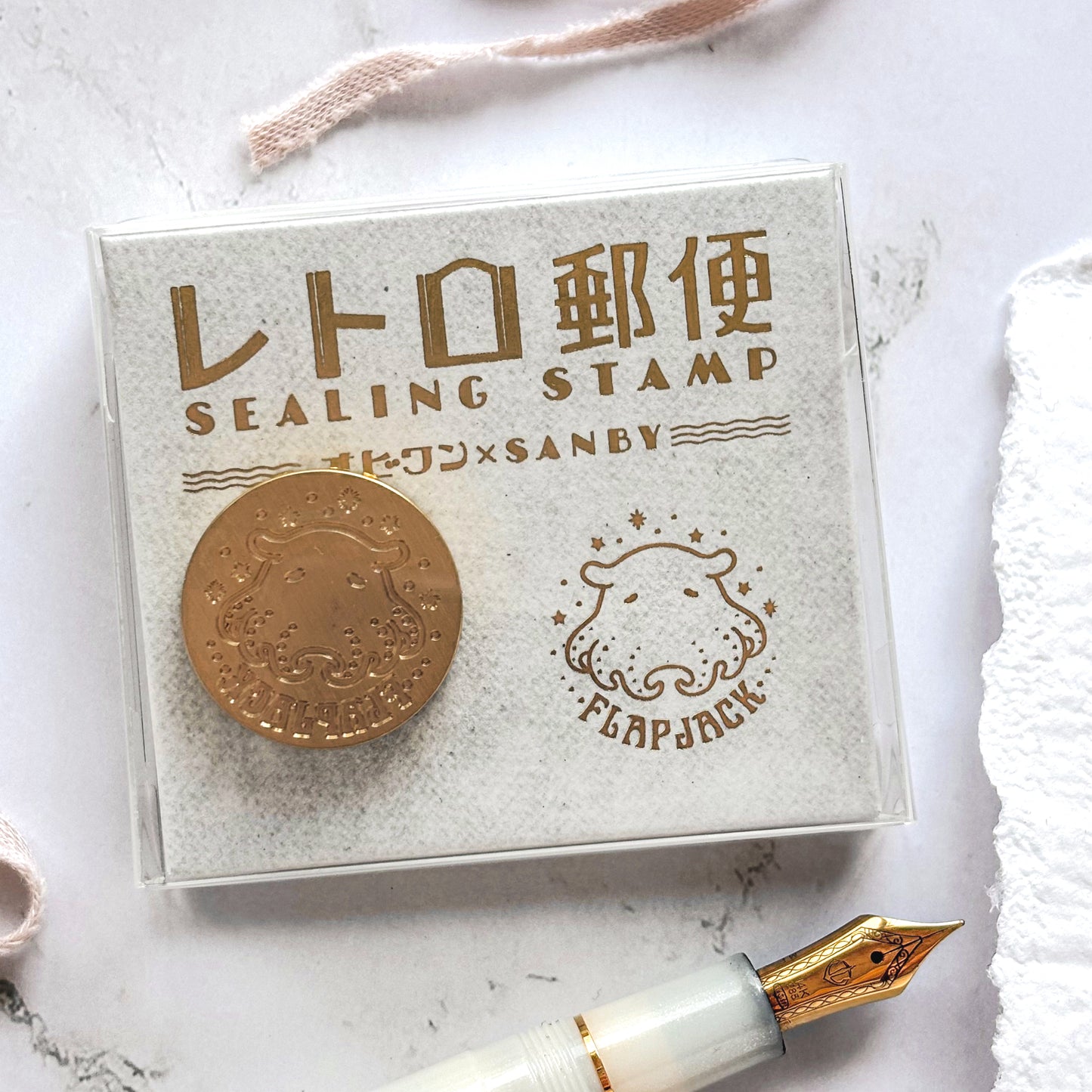 Obi1 / Sealing Wax Head Piece - Flapjack Octopus