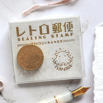 Obi1 / Sealing Wax Head Piece - Flapjack Octopus