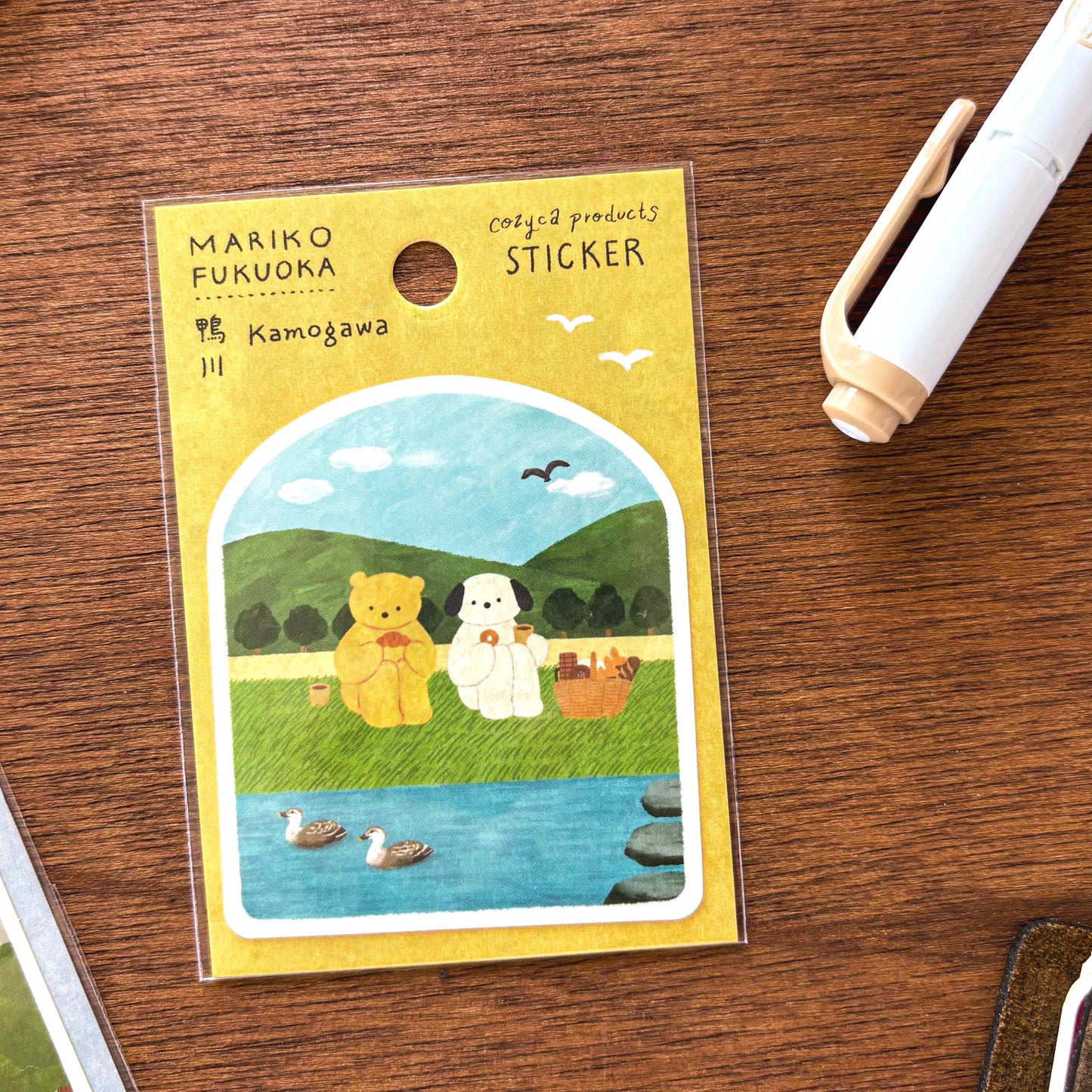 Mariko Fukuoka / Vinyl Sticker - Picnic