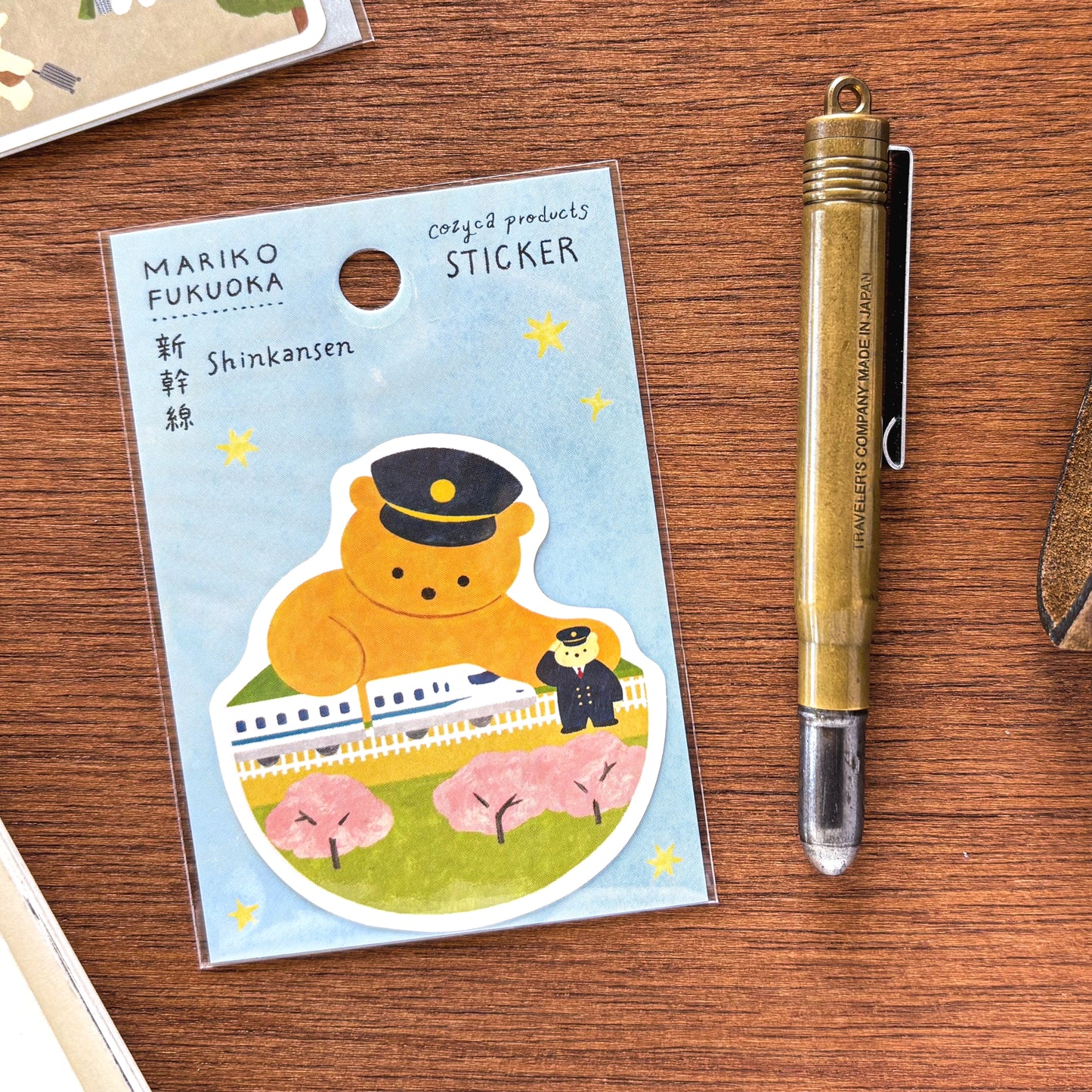 Mariko Fukuoka / Vinyl Sticker - Shinkansen (Bullet Train)