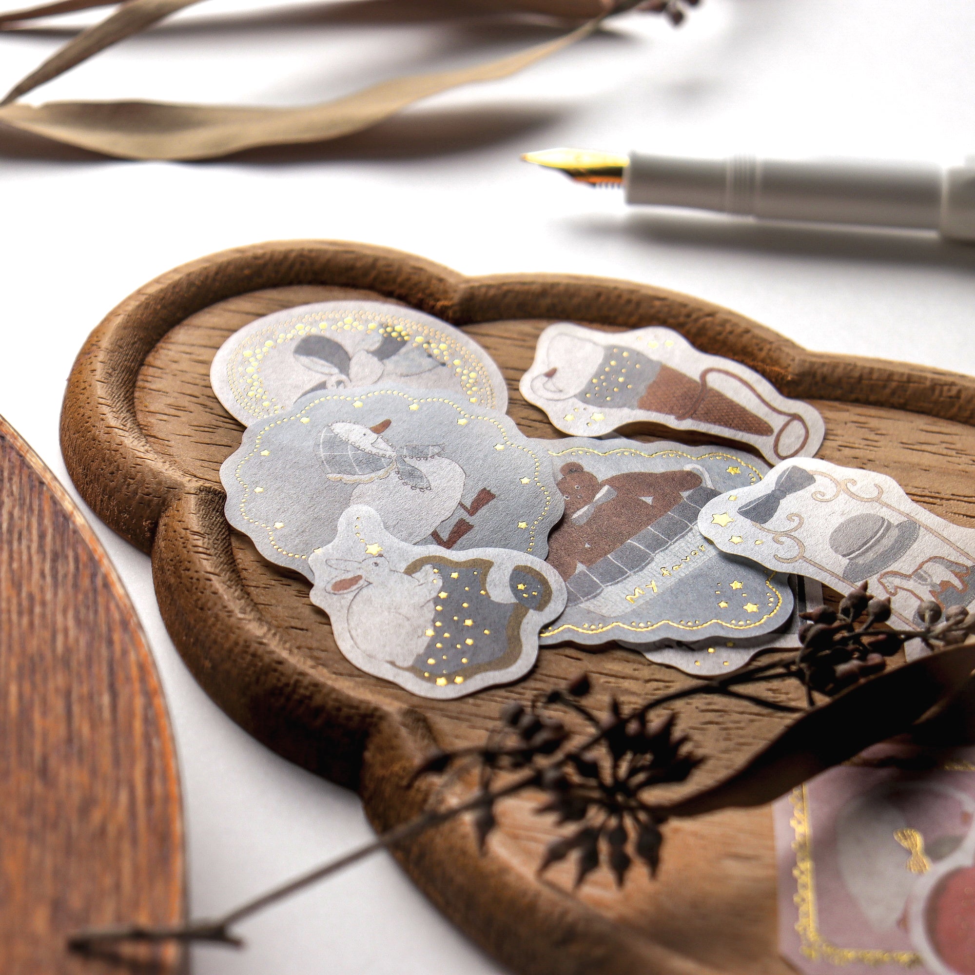 Shoichiro Tobimatsu / Flake Stickers - Blue Favorite