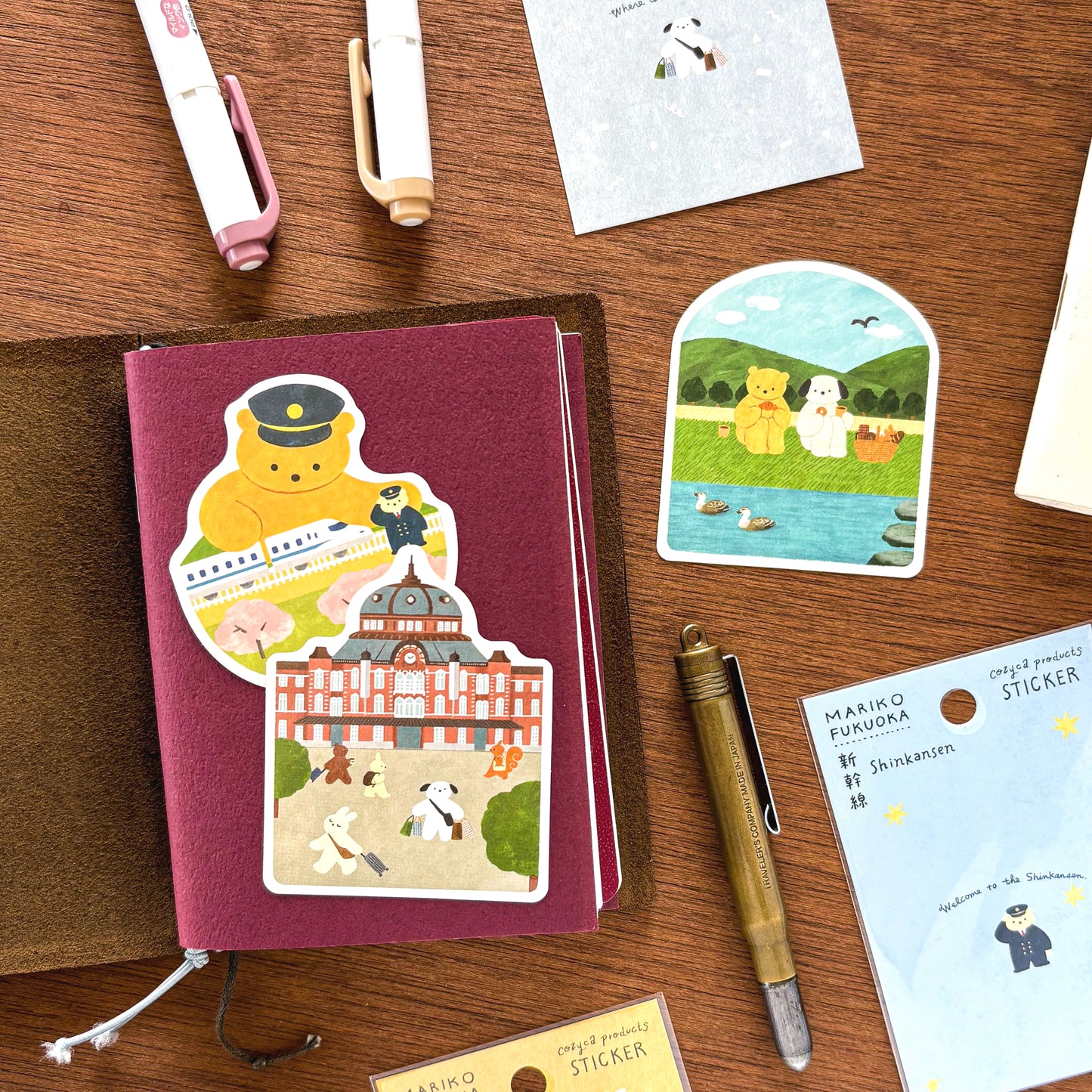 Mariko Fukuoka / Vinyl Sticker - Picnic