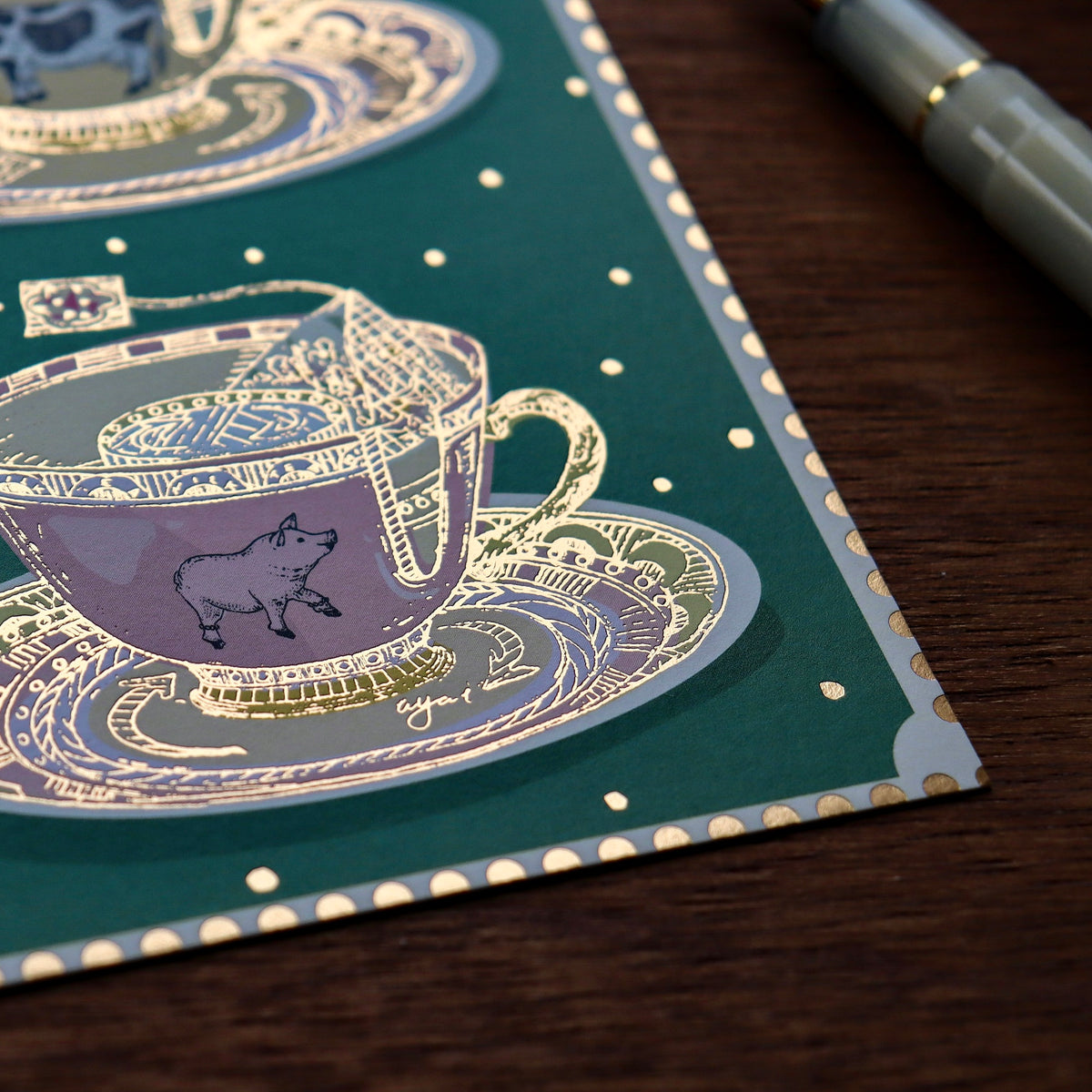 Aya Inoue / Shiny Postcard - Tea Cup